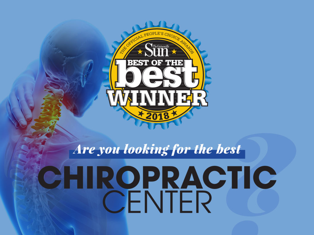 Voted Best Chiropractic of Gainesville in 2018